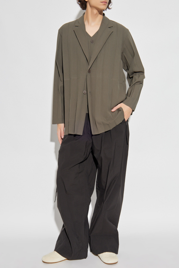 HOMME PLISSÉ ISSEY MIYAKE サイズ3 Pleats Bottoms 3 Pants in Black – SVRN